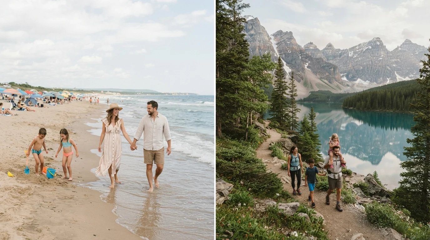 Coastal vs. Inland Family Destinations: What Actually Makes a Trip Easier with Kids