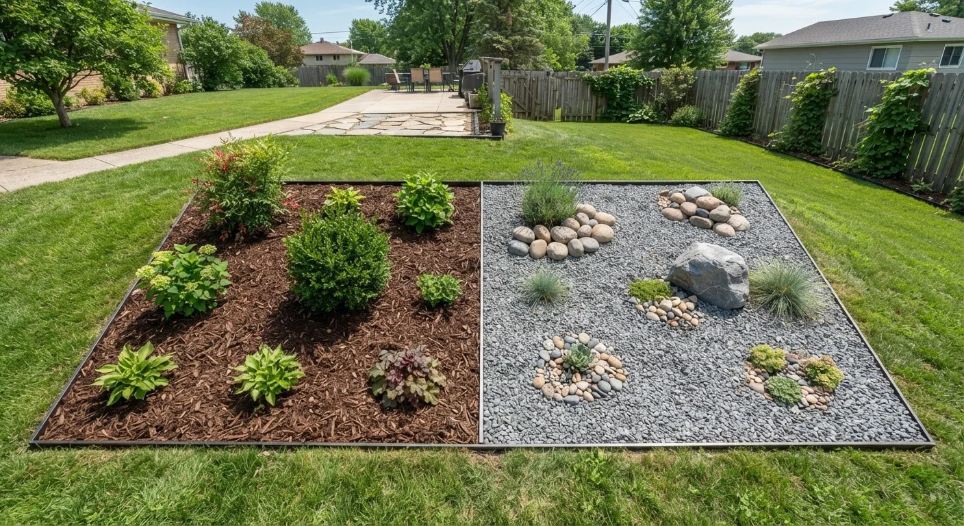 Mulch vs. Gravel: Choosing the Right Ground Cover for Low-Maintenance Beds