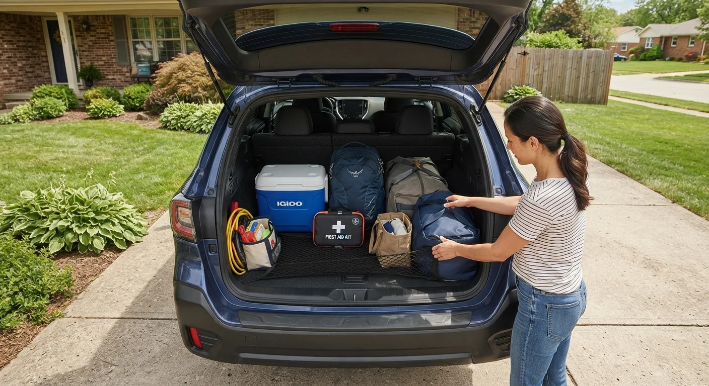 What to Pack in the Car Before Leaving the Driveway